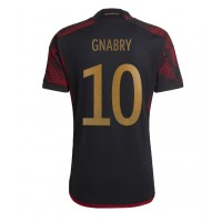 Germany Serge Gnabry #10 Replica Away Shirt World Cup 2022 Short Sleeve